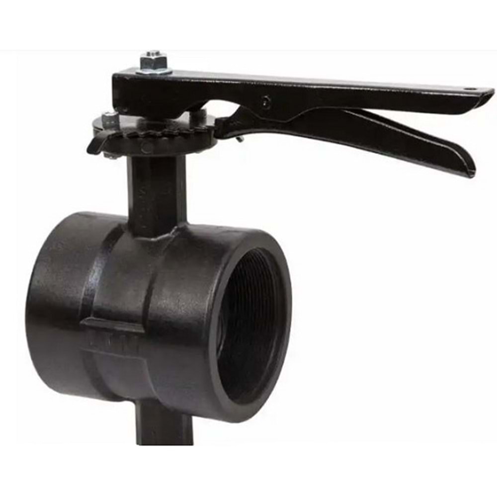 PVC İÇTEN DİŞLİ KELEBEK VANA 5