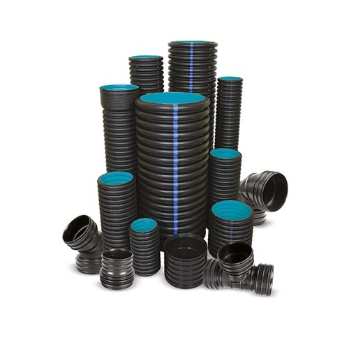 DÜZGÜNLER KORUGE BORU SN4 DN400 6 MT