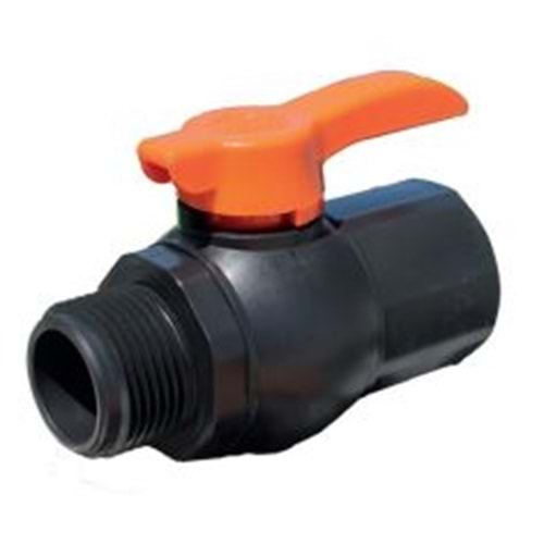 PVC KÜRESEL VANA 3/4 ERKEK-DİŞİ