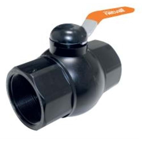 PVC KÜRESEL VANA DEMİR KOLLU 11/4